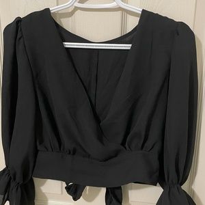 Tie back blouse